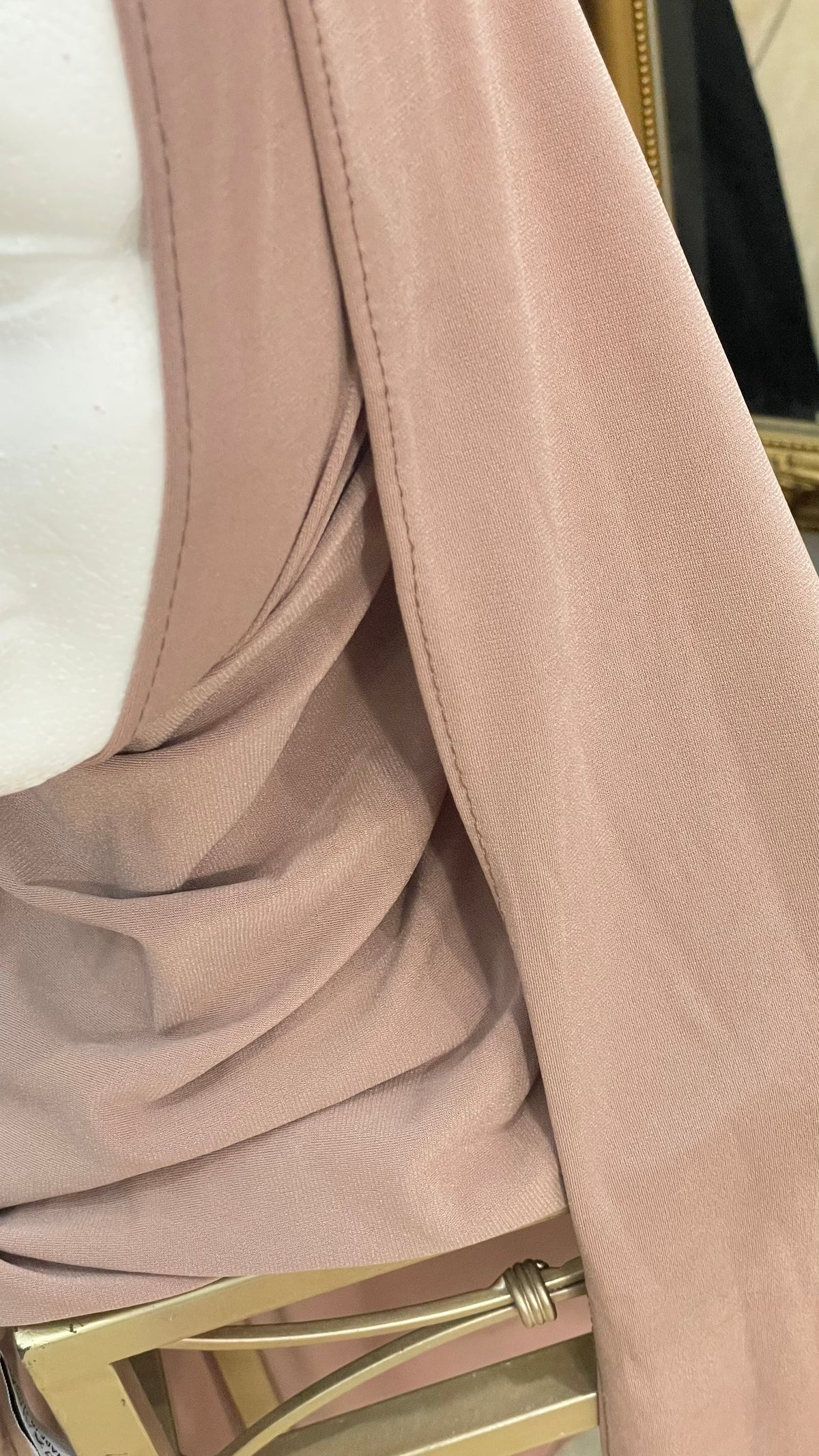 Hijab jersey premium Rosa nude