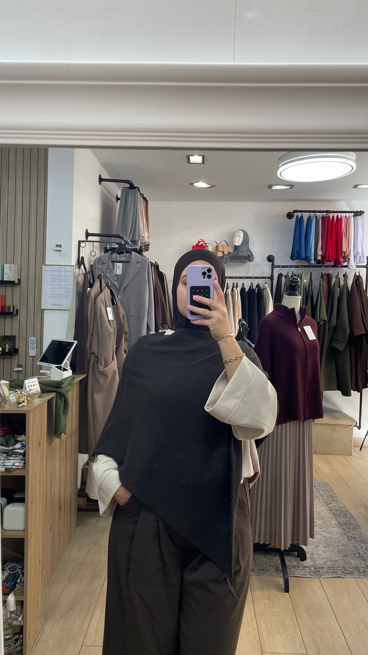 Poncho de punto