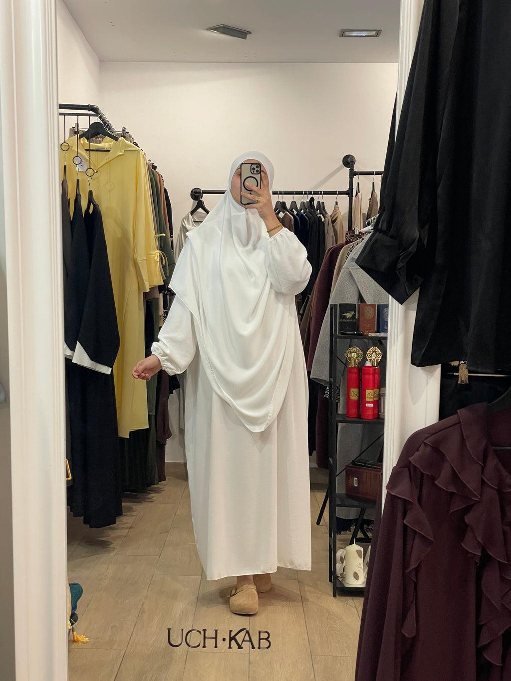 Khimar blanco
