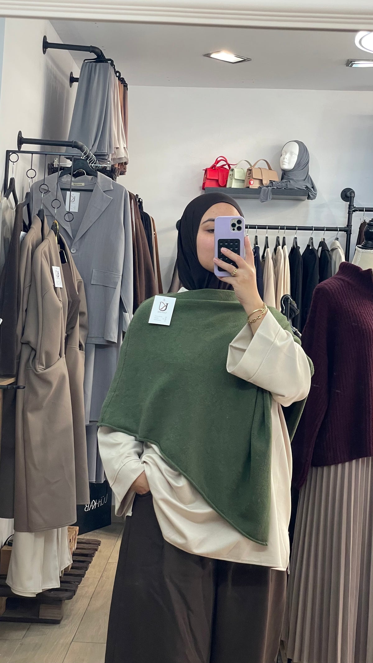 Poncho de punto