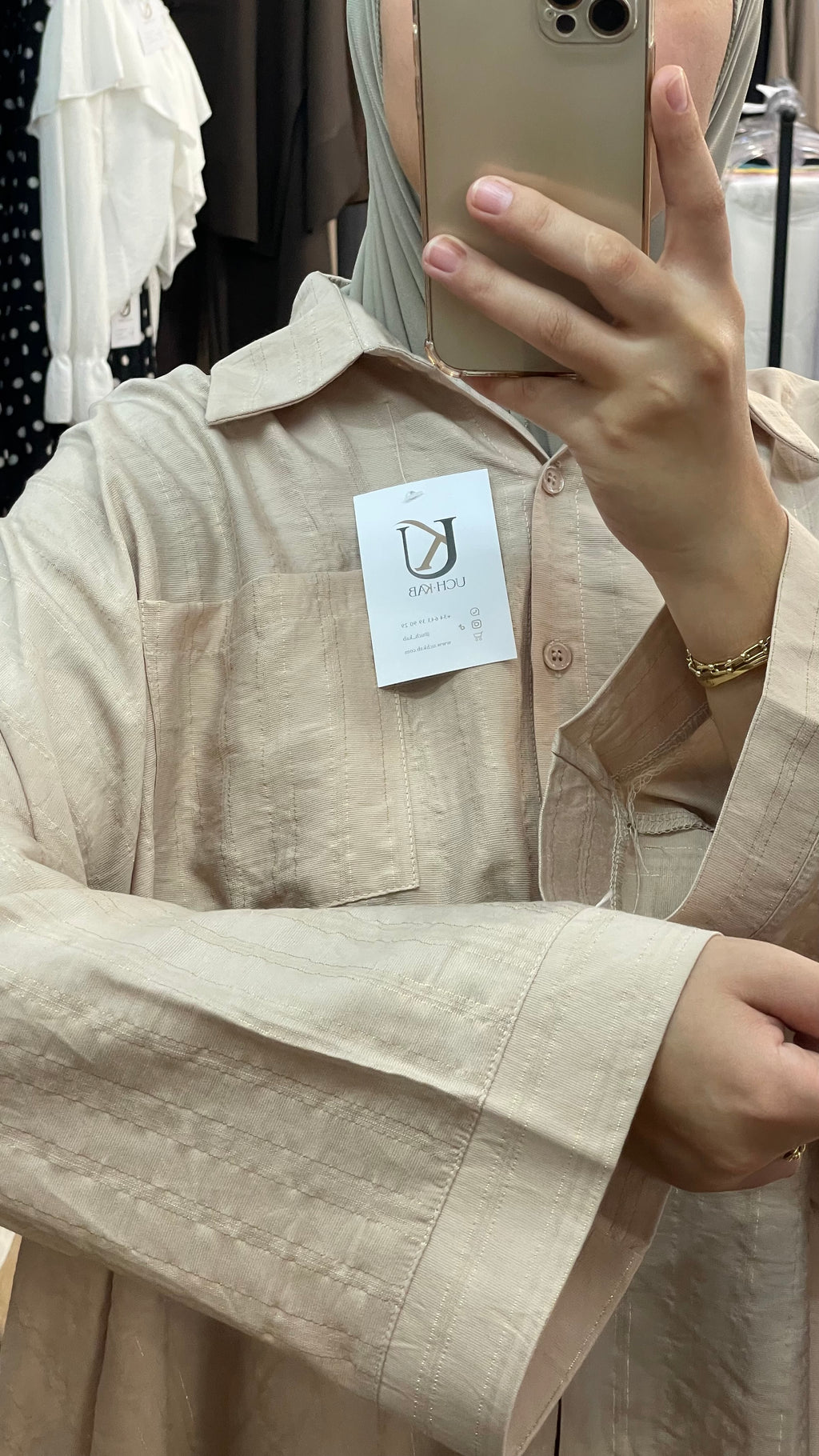 Camisa oversize golden