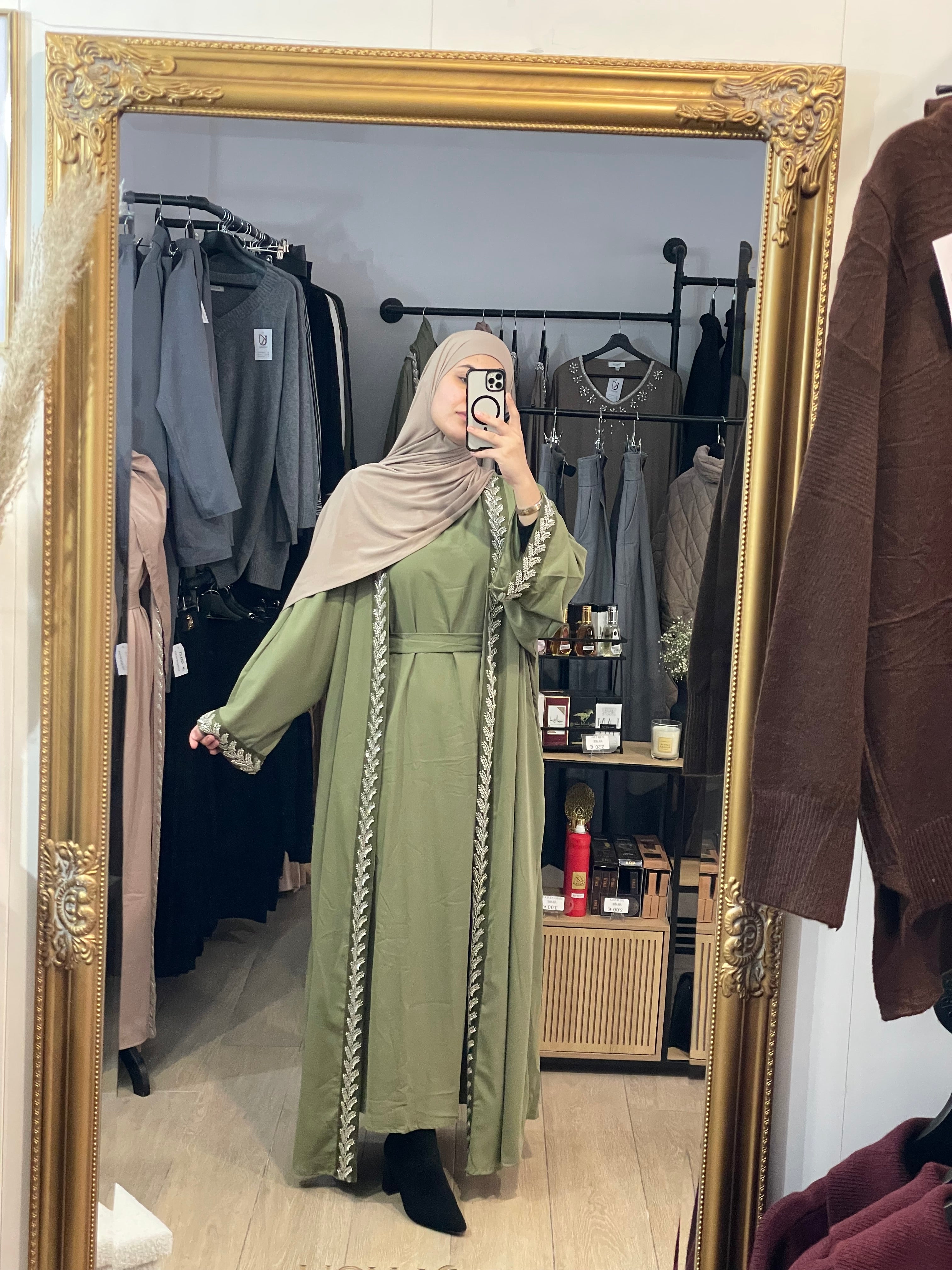 Abaya 3 piezas