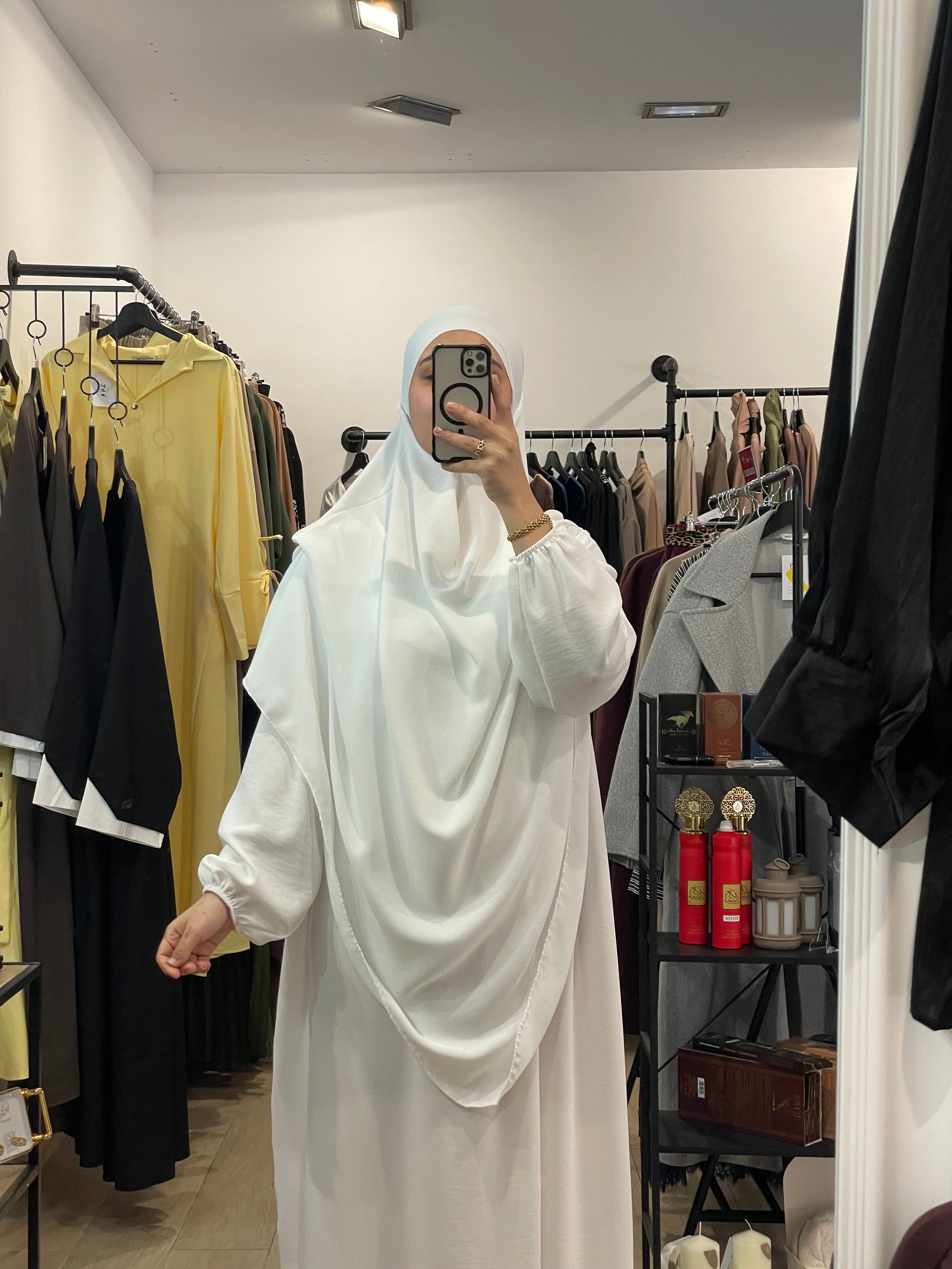 Khimar blanco