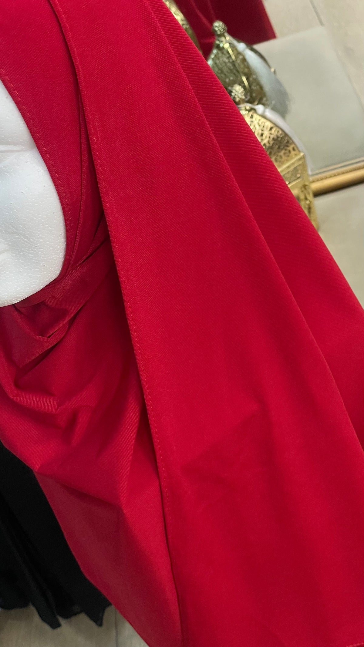 Hijab jersey premium Rojo vivo