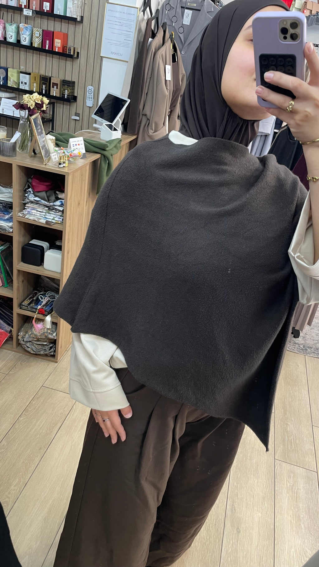 Poncho de punto