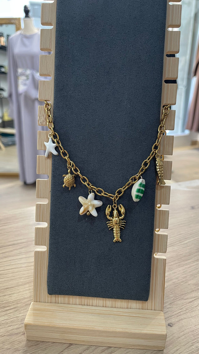 Collar/pulsera charms