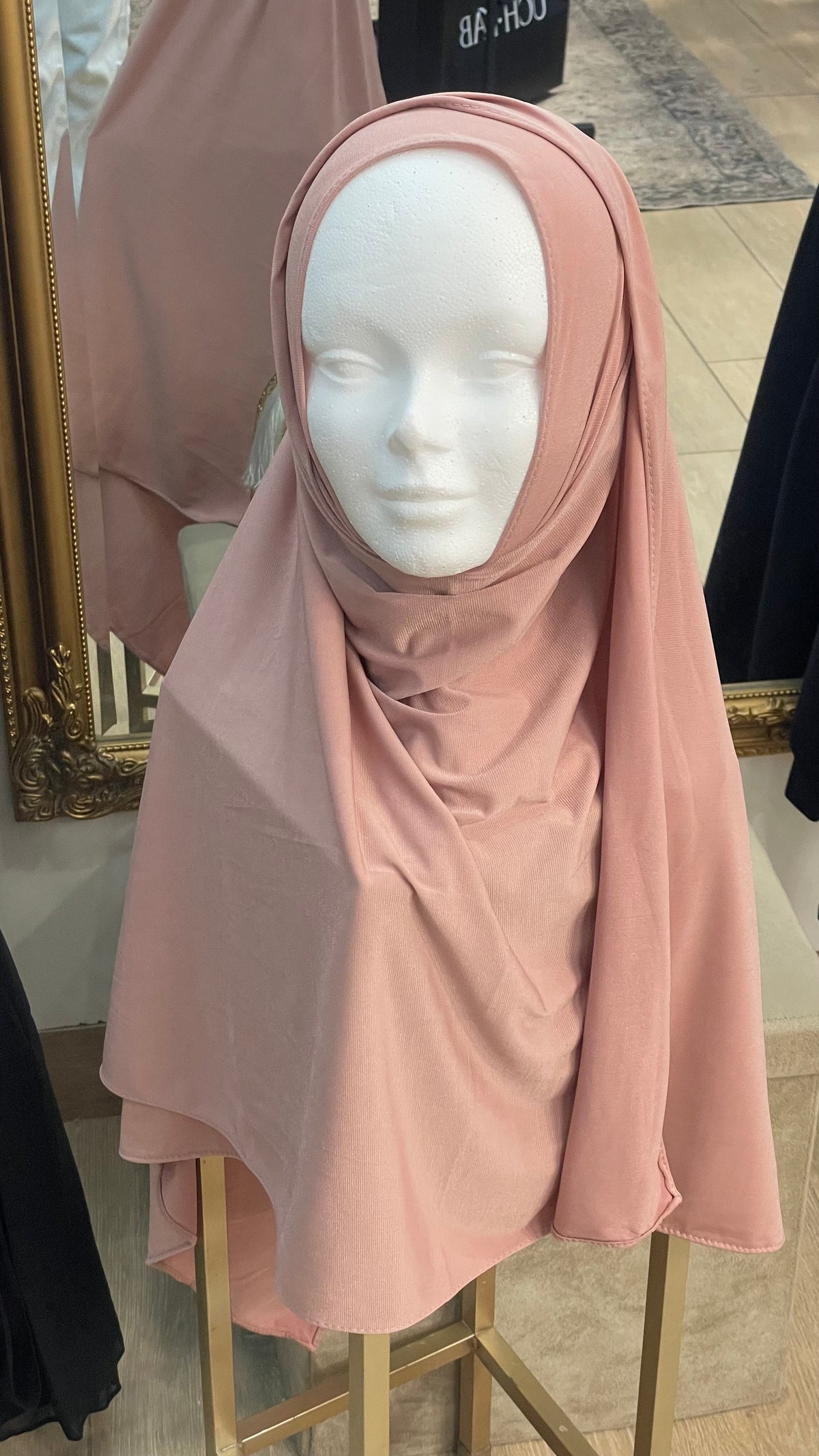 Hijab jersey premium Rosa vieja