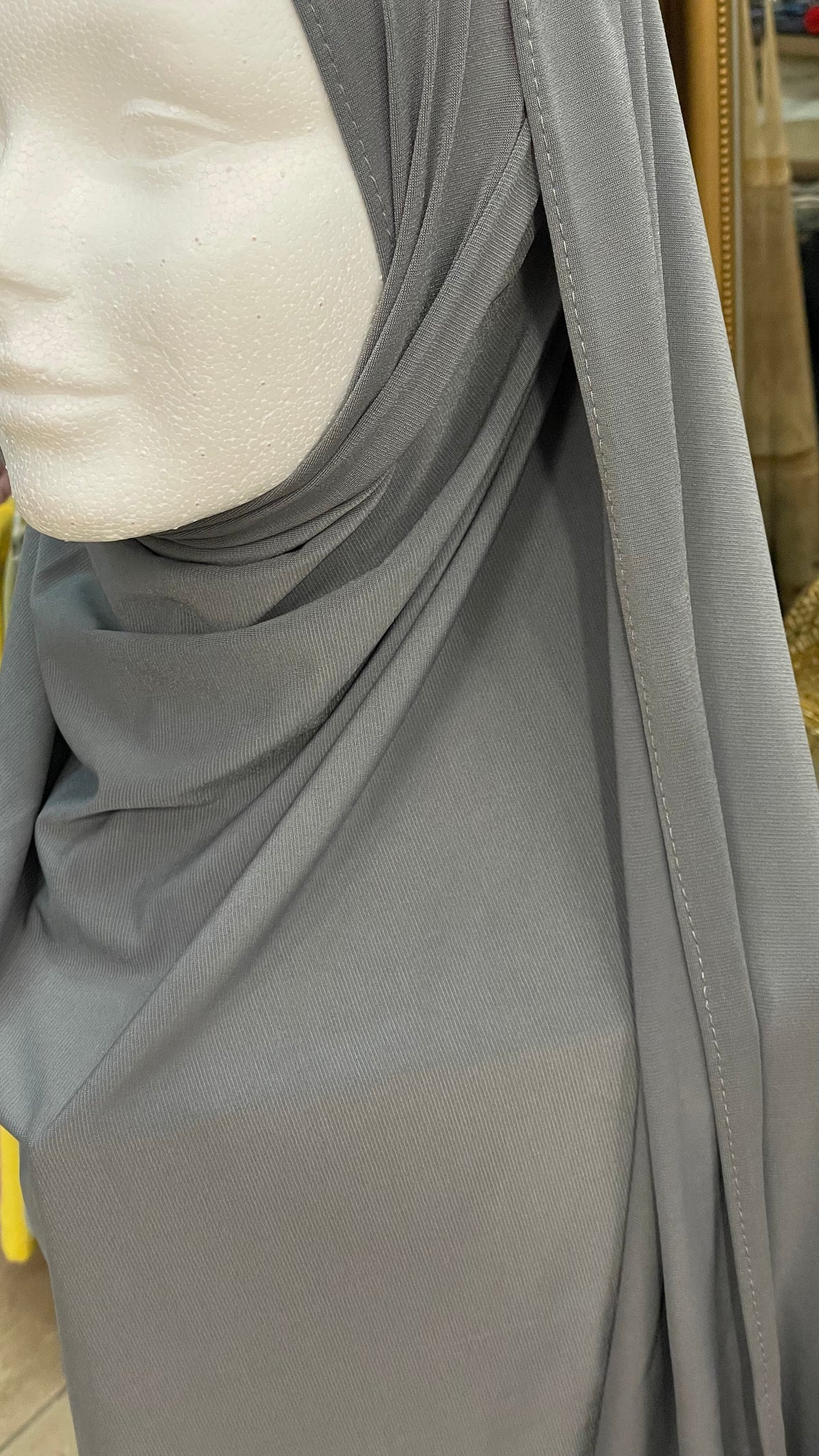 Hijab jersey premium Gris Antracita