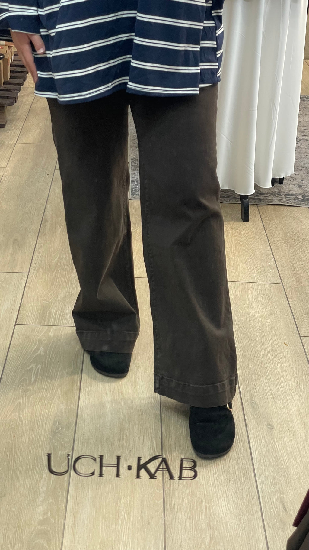 Pantalon tejano corte recto