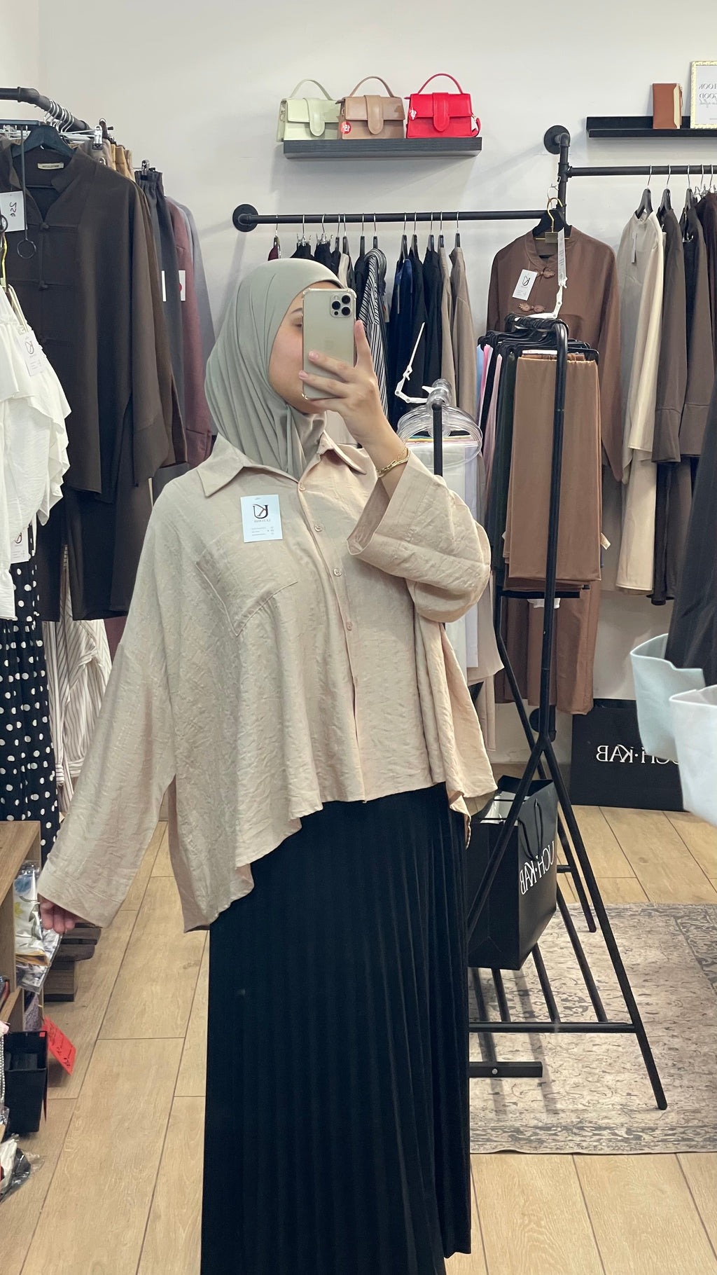 Camisa oversize golden